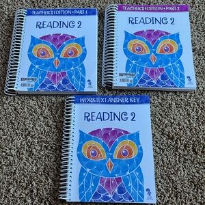 BJU Press Brand New Reading 2 Teacher's Edition and Answer Key Set